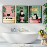 Toile - Bath Cat